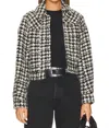 Iro Winna Jacket Black/ecru In Black