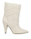 Iro Motta Leather Ankle Boots In Off White