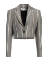 Iro Woman Blazer Beige Size 10 Linen, Viscose, Polyamide In Beige