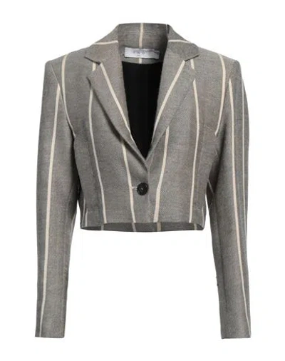 Iro Woman Blazer Beige Size 10 Linen, Viscose, Polyamide