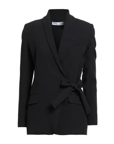 Iro Woman Blazer Black Size 6 Acetate, Viscose