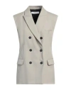 Iro Woman Blazer Sage Green Size 10 Wool, Elastane