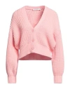 Iro Woman Cardigan Light Pink Size Xs Polyester, Cotton, Polyamide, Elastane In Pink