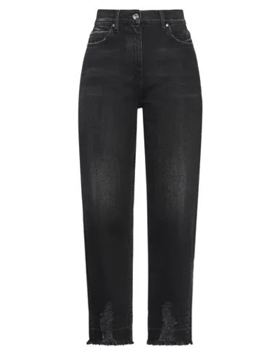 Iro Woman Denim Pants Black Size 30 Cotton