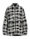Iro Womens Wool Blend Pockets Overcoat In Black