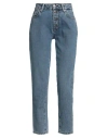 Iro Woman Denim Pants Blue Size 29 Cotton In Blue