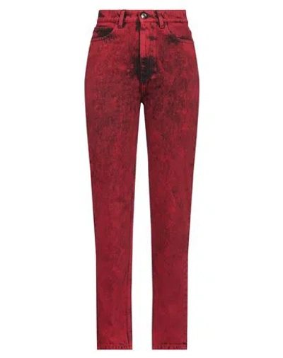 Iro Woman Jeans Red Size 26 Cotton