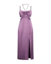Iro Woman Midi Dress Purple Size 4 Polyester In Purple