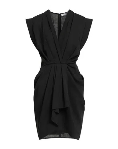 Iro Woman Mini Dress Black Size 10 Wool