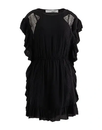 Iro Woman Mini Dress Black Size 2 Viscose