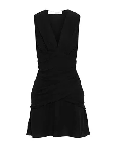 Iro Woman Mini Dress Black Size 4 Triacetate, Polyester
