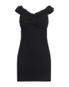Iro Woman Mini Dress Black Size L Polyamide In Black