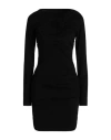 Iro Woman Mini Dress Black Size S Cotton In Black
