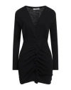 Iro Woman Mini Dress Black Size Xl Polyester, Cotton In Black