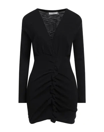 Iro Woman Mini Dress Black Size Xl Polyester, Cotton