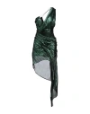 Iro Woman Mini Dress Emerald Green Size 4 Silk, Polyester In Green