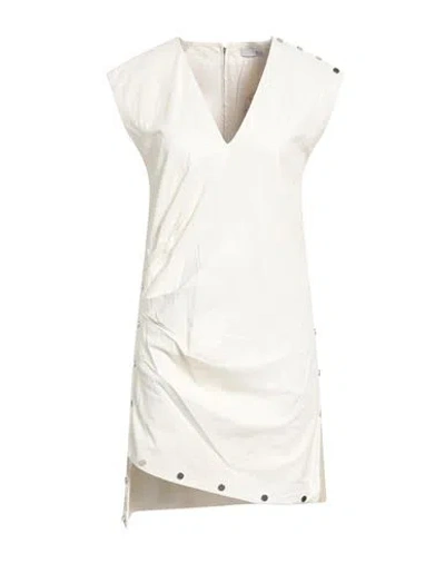 Iro Woman Mini Dress Ivory Size 6 Lambskin In Multi