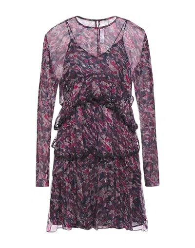 Iro Short Dresses In Purple