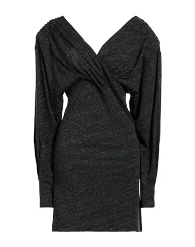 Iro Woman Mini Dress Steel Grey Size L Cotton, Polyester
