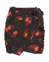 Iro Woman Mini Skirt Black Size 2 Viscose In Black