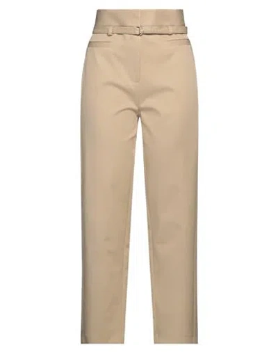 Iro Woman Pants Beige Size 6 Cotton In Brown