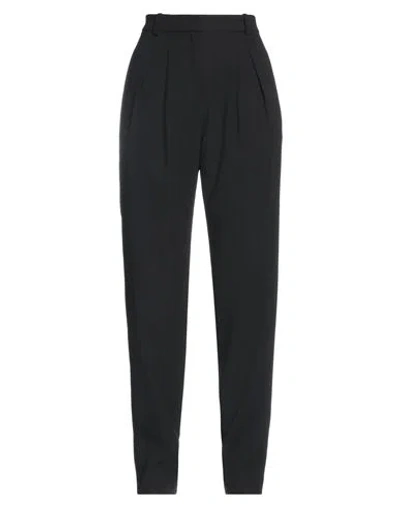 Iro Woman Pants Black Size 10 Polyester, Cotton, Viscose