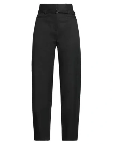 Iro Woman Pants Black Size 4 Cotton