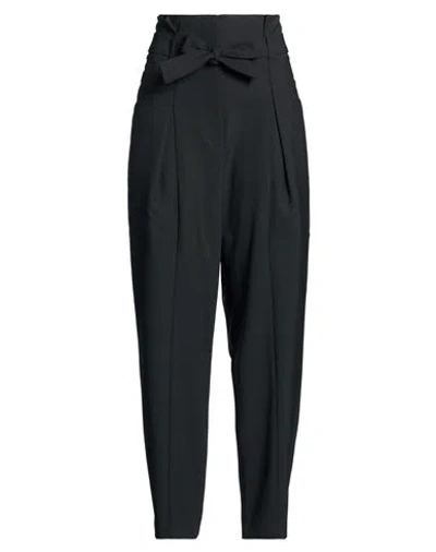 Iro Woman Pants Black Size 4 Polyester, Wool, Elastane