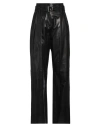 Iro Woman Pants Black Size 8 Lambskin In Black