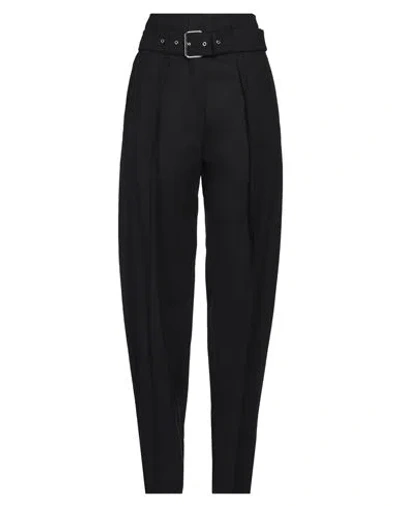 Iro Woman Pants Black Size 8 Virgin Wool, Elastane