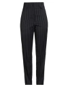 Iro Woman Pants Midnight Blue Size 10 Wool, Viscose, Elastane In Blue