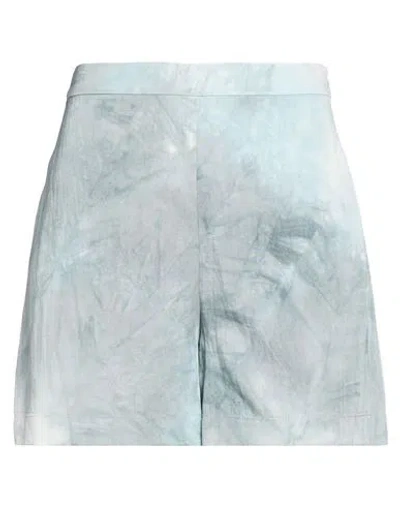 Iro Woman Shorts & Bermuda Shorts Grey Size 6 Viscose, Linen In Multi