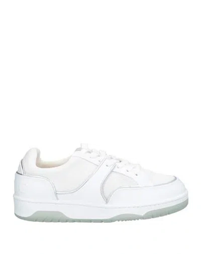 Iro Alex Mesh Leather Sneakers In White