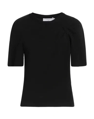 Iro Woman T-shirt Black Size Xl Lyocell, Cotton, Elastane
