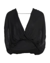 Iro Woman Top Black Size Xl Lyocell
