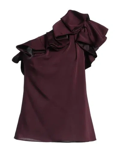 Iro Woman Top Plum Size 8 Polyester In Purple