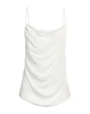 Iro Woman Top White Size 8 Viscose, Silk In White