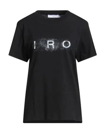 Iro Woman T-shirt Black Size Xl Cotton