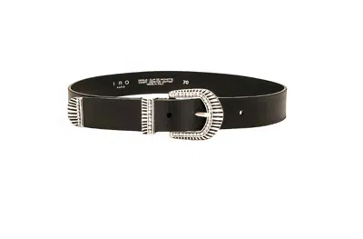 Iro Women's Andily Leather Belt In Black