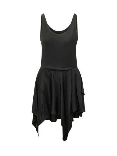 Iro Black Scoop Neck Mini Dress