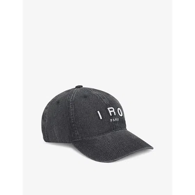 Iro Womens Blk20 Logo-embroidered Curved-visor Cotton Baseball Cap