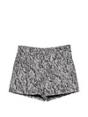 Iro Edela Cotton Blend Shorts Textured Pockets In Multi