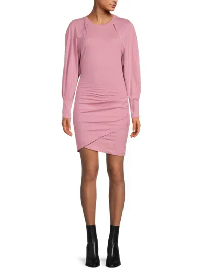Iro Women's Elona Solid Bodycon Mini Dress In Warm Pink
