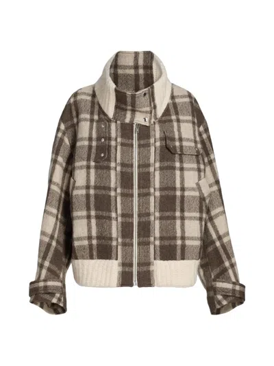 IRO WOMEN'S FABRICIA WOOL BOMBER JACKET