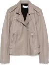 Iro Women's Newhan Leahter Jacket In Beige