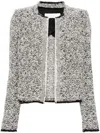 Iro Hazela Open-front Jacket In Silver