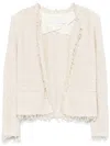 Iro Shavani Cotton Jacket In White
