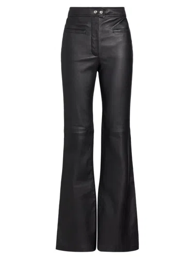 Iro Women's Jenal Leather Pants In Black