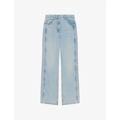 Iro Womens  Sirius Wide-leg Denim Jeans