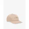 Iro Womens Greb Brand-embroidered Cotton-canvas Baseball Cap Ecr0 In Ecr01